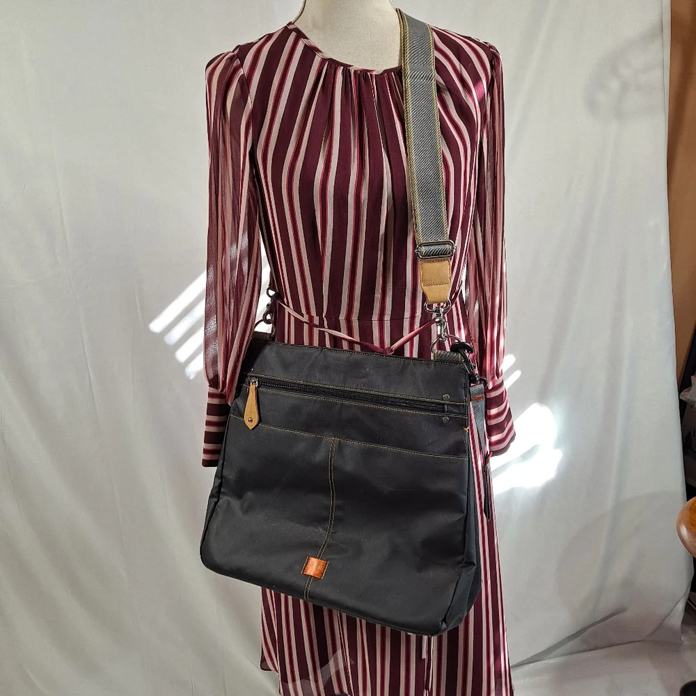 Pacapod Oban Charcoal Convertible Changing Baby Diaper Bag